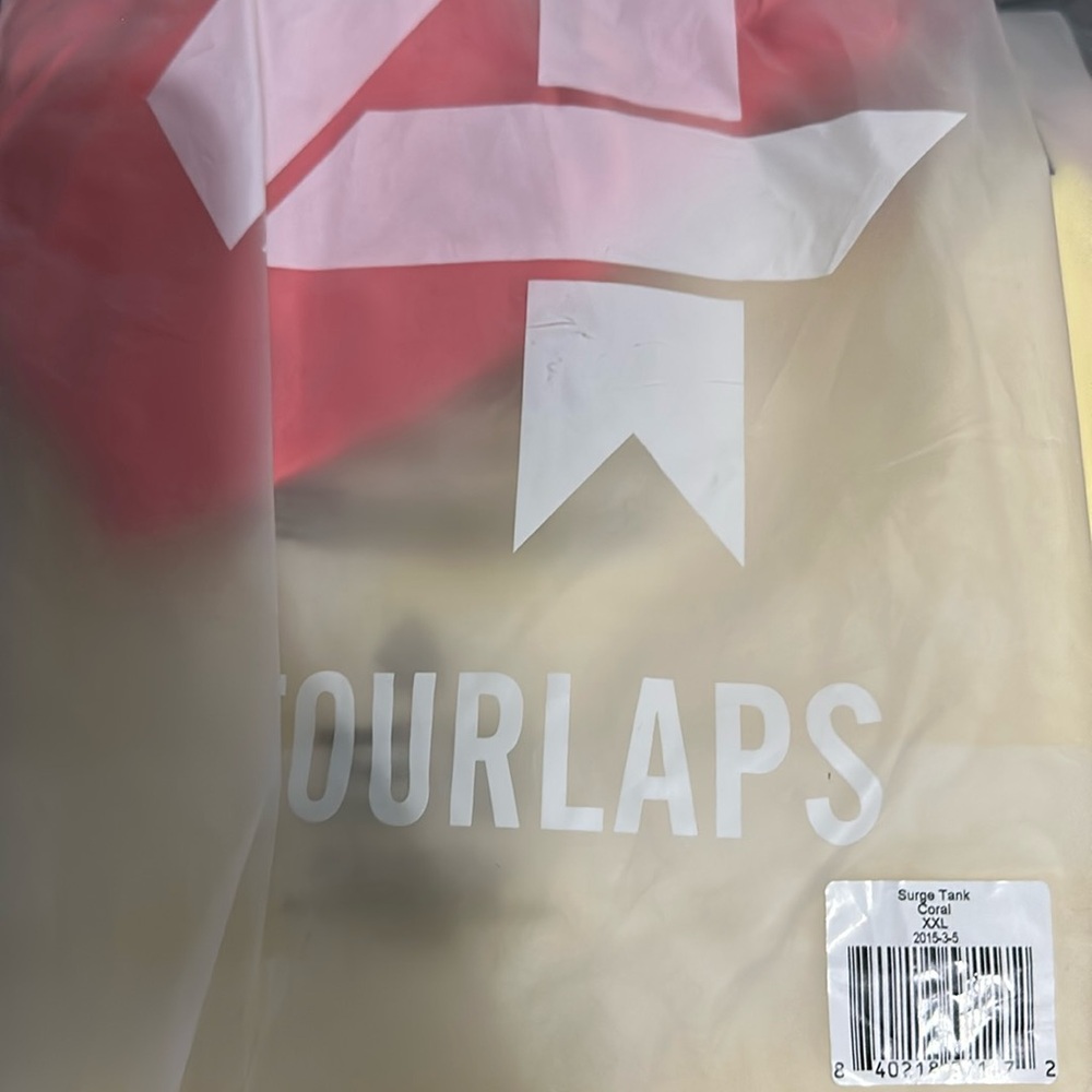 Four Laps Surge Tank in Coral